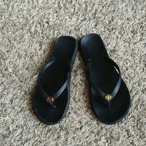 Tory Burch thing rubber flip flops women's sz 8